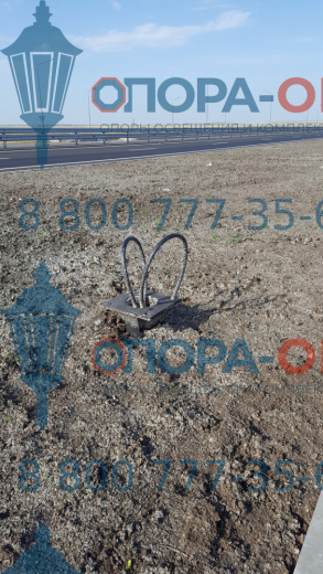 ЗДФ 0,273-2,5-б закладная деталь фундамента